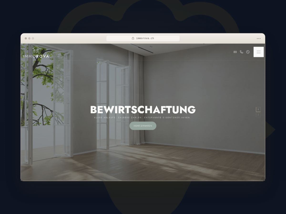 Immorova GmbH: Bewirtschaftung mit Gesicht
